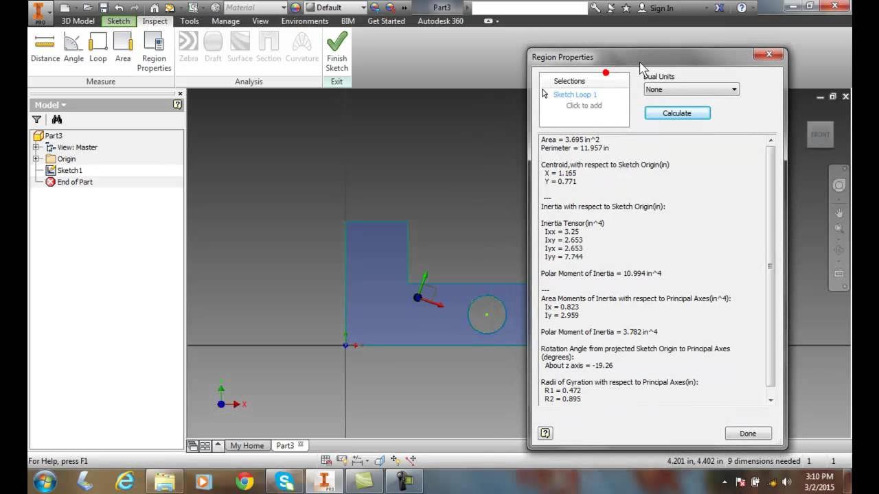 Inventor 0339 Evaluating Region Properties YouTube