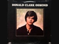 Donald clark osmond  i cant stand it