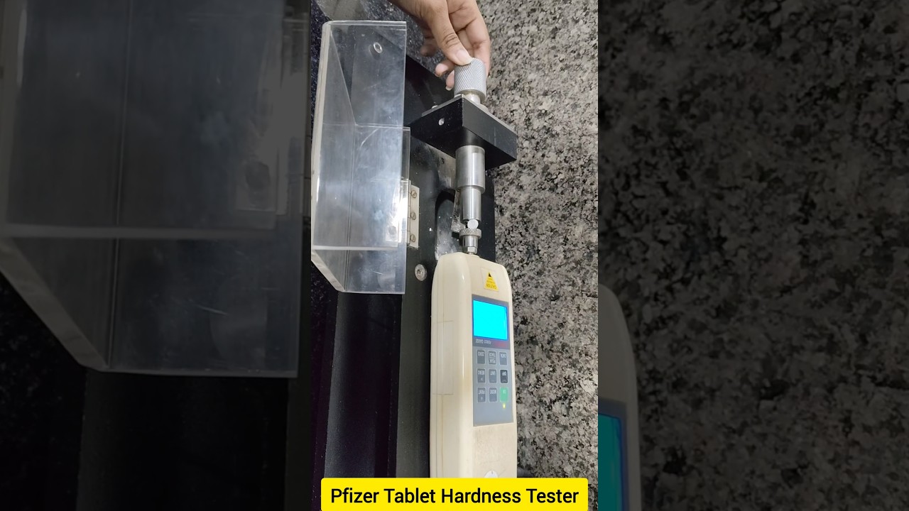 Pfizer Tablet Hardness Tester|Tablet Evaluation| Best College Of Pharmacy| 