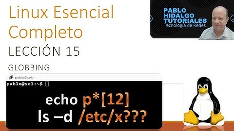 Linux Esencial Completo | Leccion 15 | Sistema de archivos | Parte 5 | Globbing