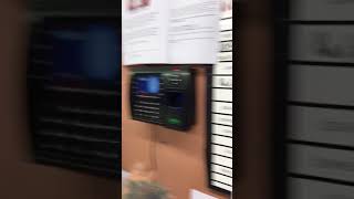 UltiPro Biometric  Time Clock, Clock in and Clock Out