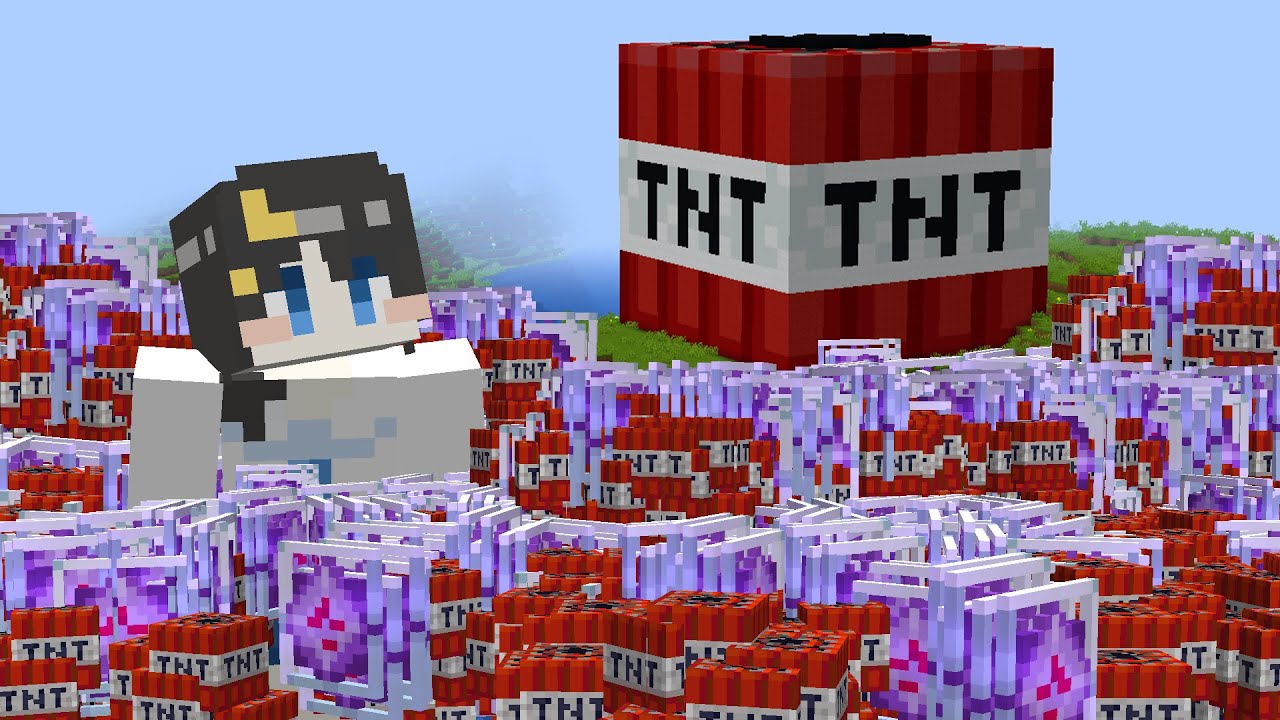 자동화 TNT + 엔더크리스탈 공장 만들어서 터트리기