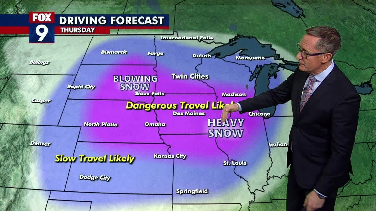 Minnesota weather Snowstorm to create dangerous travel conditions