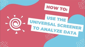 Classworks Minute: Use the Universal Screener to Analyze Data