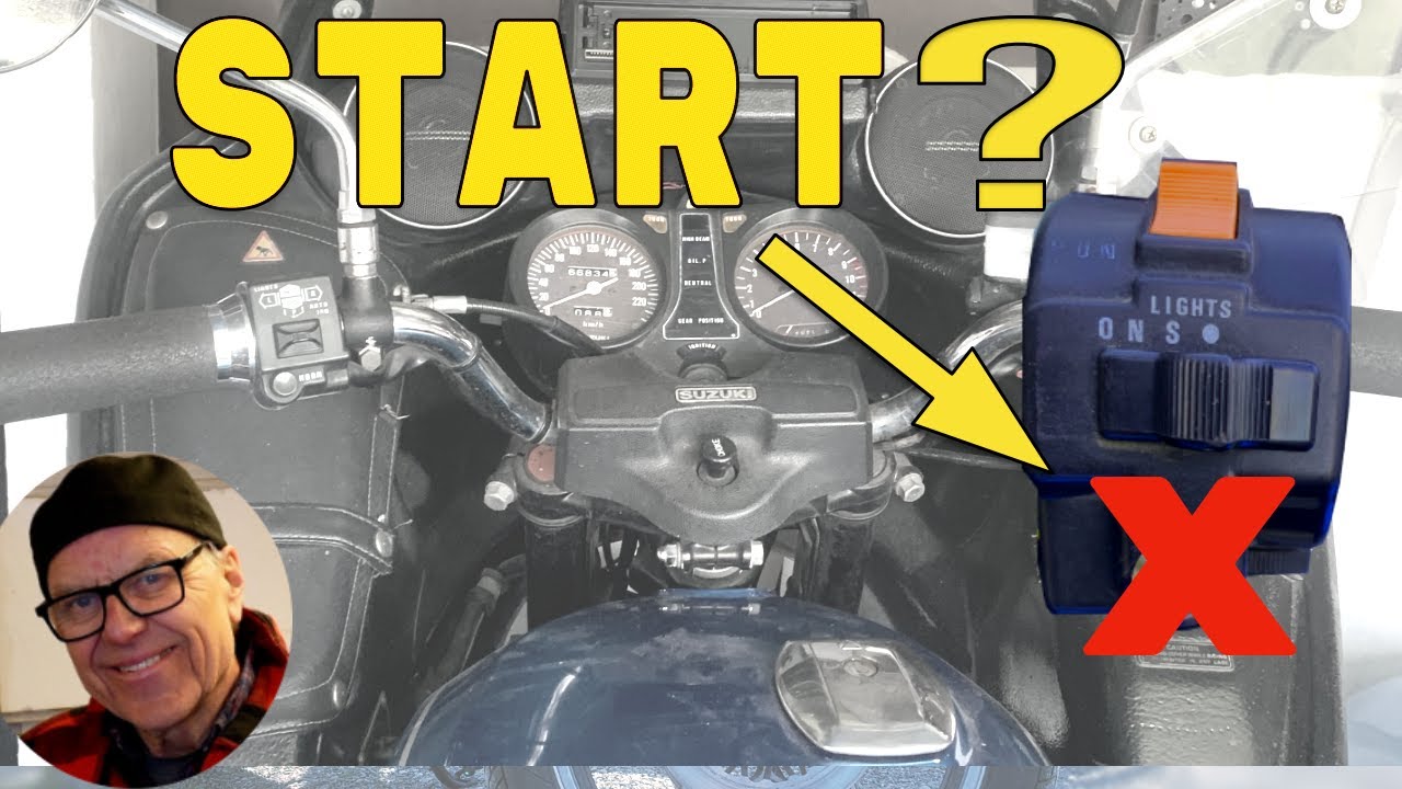 Startknappen på motorcykeln, går den att laga?