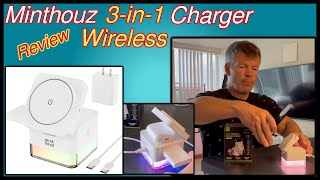 Minthouz 3-in-1 Wireless Charging Station Review With Speed Test