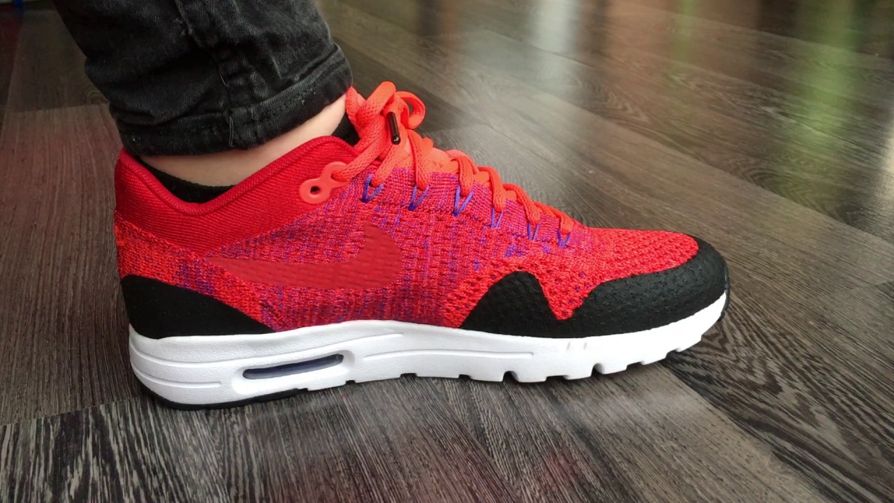 air max 1 ultra flyknit red