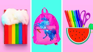 다채로운 DIY 학교 용품 아이디어와 공예