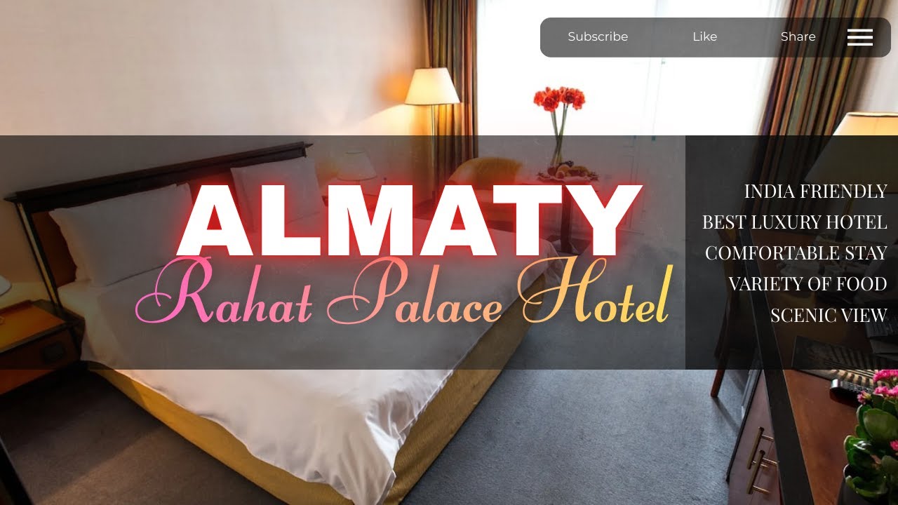 First Night in Almaty 😍❄️ | Rahat Palace Hotel Tour, Room & Check-In Process 🏨