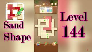 Sand Shape Level 144 Walkthrough 🔶 | Geometric Logic Puzzle Solution | MiniBoss