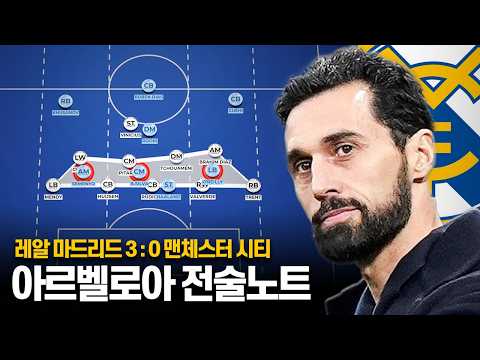 아르벨로아는 어떻게 과르디올라의 맨시티를 3:0으로 무너뜨렸나