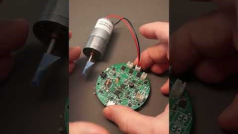 Hub controller motor test for WinDIY_2 a 3D printable wind turbine.