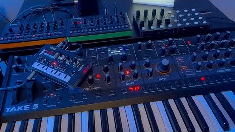 Dark Beach @PASTELGHOSTx cover @SequentialLLC Take5 @rolandglobal S-1, T8 @KorgOfficial NTS1