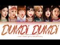 (G)I-DLE (여자)아이들) ↱ DUMDi DUMDi (덤디덤디) ↰ [Karaoke] You as a member (7 members ver.) [Han|Rom|Eng]