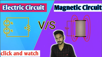 Difference between electric and magnetic circuit ||  विद्युत और चुंबकीय सर्किट के बीच अंतर