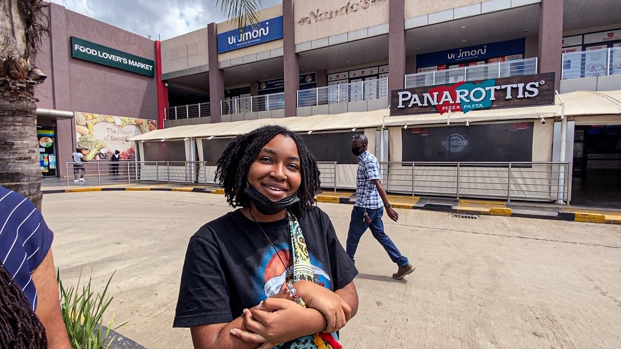 Black Americans visit Makeni mall in Lusaka, Zambia and promote Zambian business owners