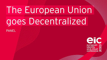 The European Union Goes Decentralized - Standards and Technical Architecture Behind eIDAS V2