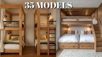  35 bunk bed models in one  bedroom //modern design 