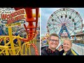 Denos wonder wheel amusement park  coney island vlog may 2024