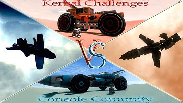 Transformers planes and fierce car racing - Kerbal Challenges vs Console Comunity Group Trailer