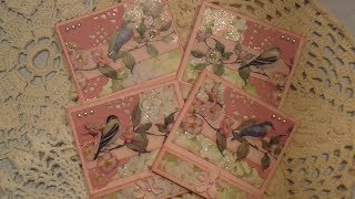Project Share - Matchbook Style 3 x 3 Cards for Debbie Vignola's Challenge