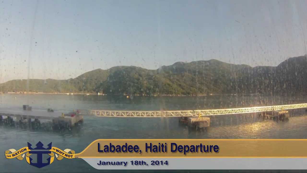 Grandeur of the Seas: Timelapse Departures and Arrivals