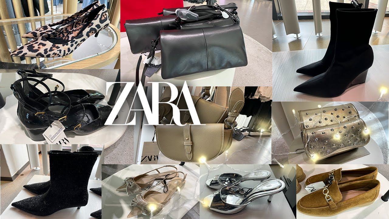 ZARA NEW BAGS & SHOES COLLECTION / FESTIVE FALL-WINTER 2023-2024 ...