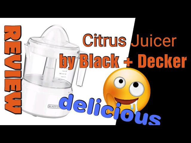 Black & Decker CJ625 CITRUS JUICER - UNBOXING And DEMONSTRATION 