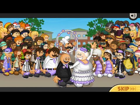 Papa's Pastaria To Go!  - Wedding Scene + Papa Louie Unlocked