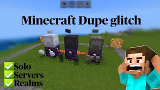 Best Working Duplication Glitch Tutorial in Minecraft Bedrock 26.1+