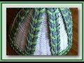 Плетение полоски из газетных трубочек - Часть 3 / Weave the strips of newspaper tubes - Part 3