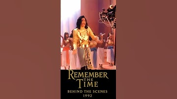 Michael Jackson 🎬 Behind the Scenes of Remember the Time (1992) | Making of the Magic #shorts #mj