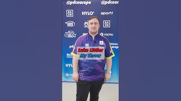 🤩 My Throw with the sensational Luke Littler 🏆💥#pdcdarts #darts #dartschallenge