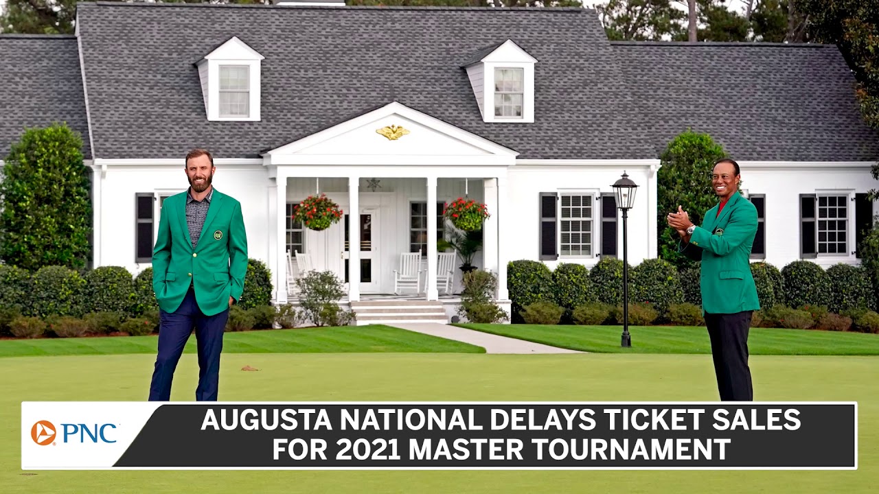 Augusta National Delays Ticket Sales For 2021 Masters Tournament YouTube