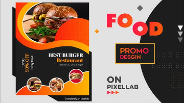Pixellab Tutorial - Food Promo Social Media Design 01