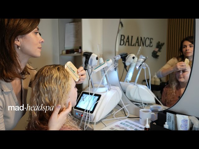 Unintentional ASMR Sensory Head Spa Treatment | Scalp & Skin Analysis, Meridian Shampoo Massage