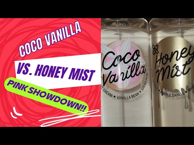 PINK's Coco Vanilla vs. Honey Mist Showdown!! Which is better?! 🤔❤️ Honest  Review! 