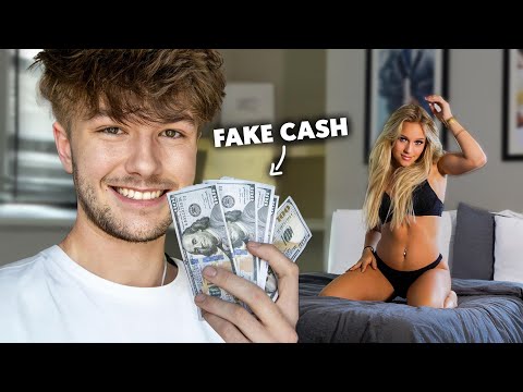 I Pranked Real Strippers With Fake Money!