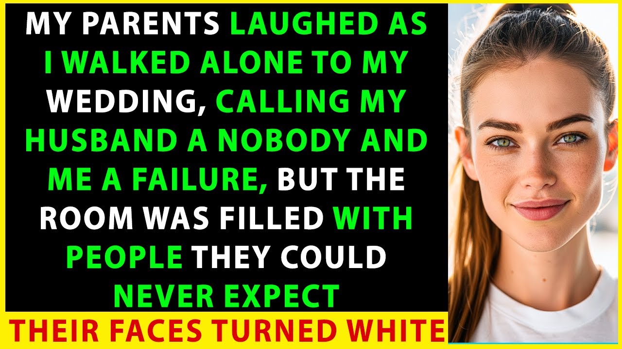 My Parents Laughed When I Walked Alone To My Wedding, But Their Faces Changed When The Doors Opened