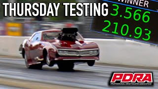 Thursday Testing - PDRA Season Opener - Pro Boost, Pro Nitrous & Pro Street!
