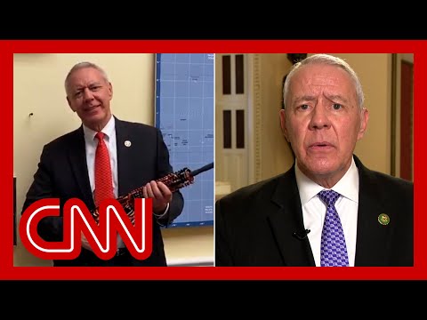 Lawmaker challenged Biden on his AR-15 in 2020. See his response today when CNN rolled the tape