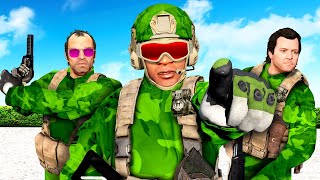 Michael, Trevor & Franklin JOIN the ARMY in GTA 5!