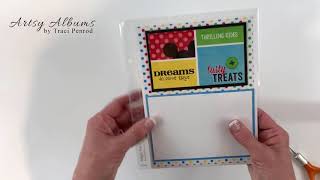 Cutting Page Protectors to Customize, Tutorial