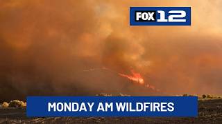 Oregon wildfire update, Monday morning July 27