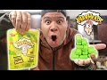 DIY WARHEADS BUBBLE GUM (TURN ANY CANDY TO GUM) *EXTREME SOUR*