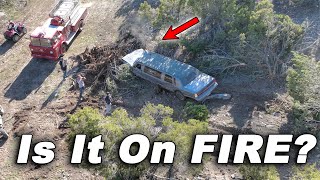 Car CRASHED Into Canyon With NO Driver!