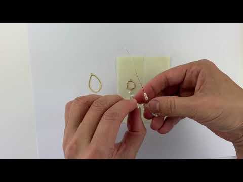 How to Make Earrings with Wire and Semi-precious