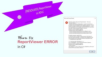 ✓ [RESOLVED] ReportViewer in RDLC | C#