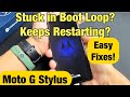 Moto G Stylus: Stuck in Boot Loop? Keeps Restarting Over and Over Again? Easy Fixes!