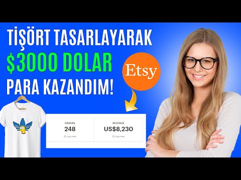 HEMEN İZLE: TİŞÖRT TASARLA AYLIK 30 BİN TL PARA KAZAN -Detaylı Anlatım (Ücretsiz ETSY Eğitimi)